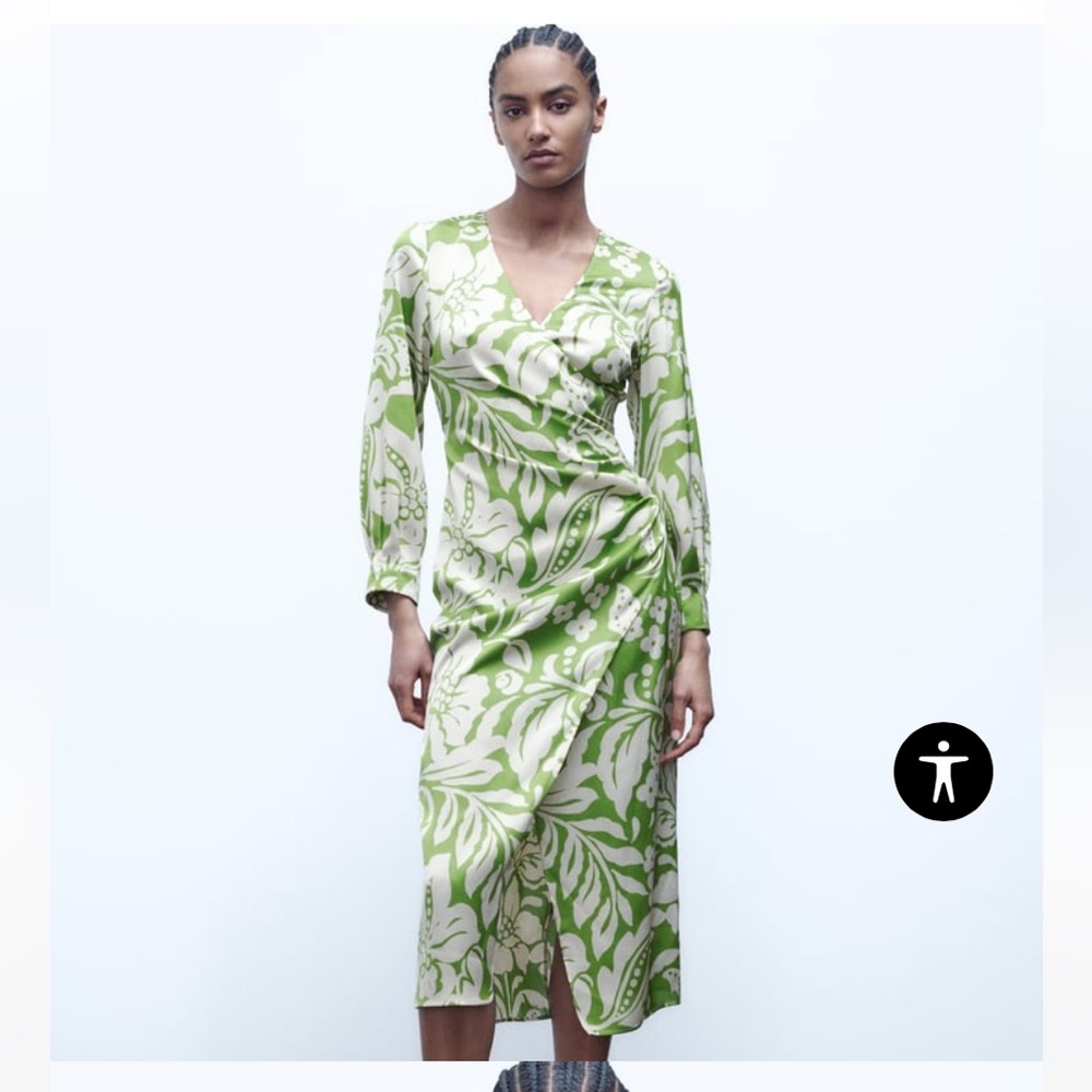 Zara satin dress